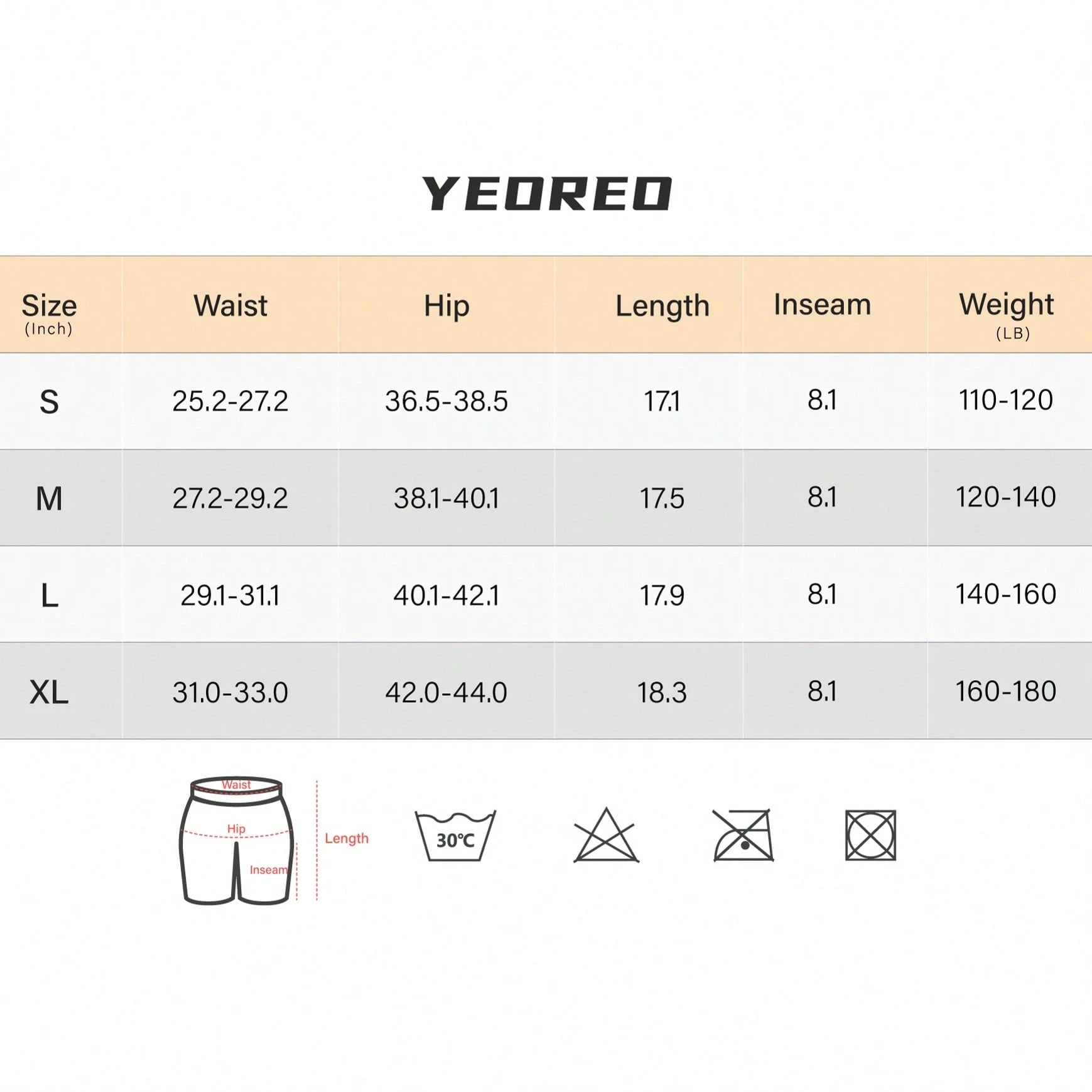 Clean & Professional (Recommended)  Women's High Waisted 8" Biker Shorts with Cargo Pockets