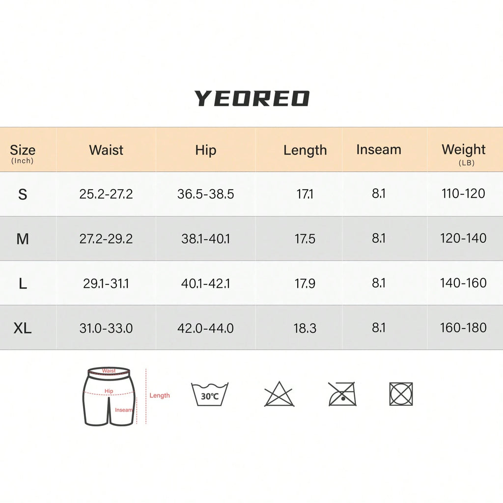 Clean & Professional (Recommended)  Women's High Waisted 8" Biker Shorts with Cargo Pockets