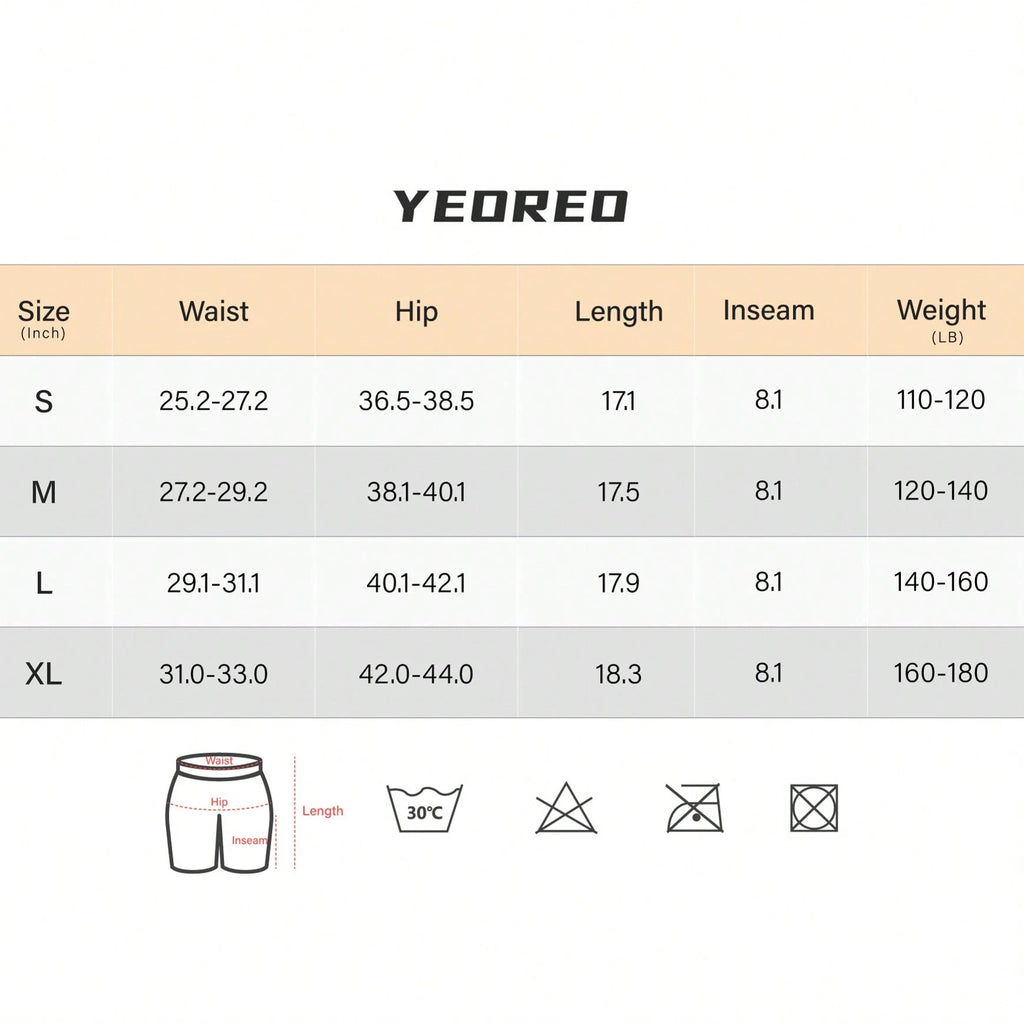 Clean & Professional (Recommended)  Women's High Waisted 8" Biker Shorts with Cargo Pockets
