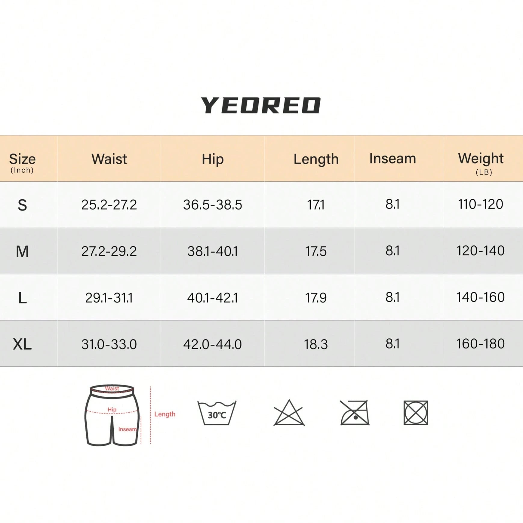 Clean & Professional (Recommended)  Women's High Waisted 8" Biker Shorts with Cargo Pockets