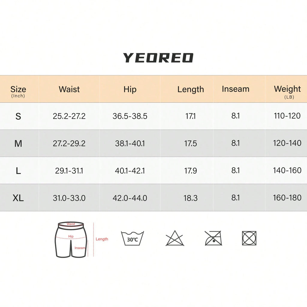 Clean & Professional (Recommended)  Women's High Waisted 8" Biker Shorts with Cargo Pockets