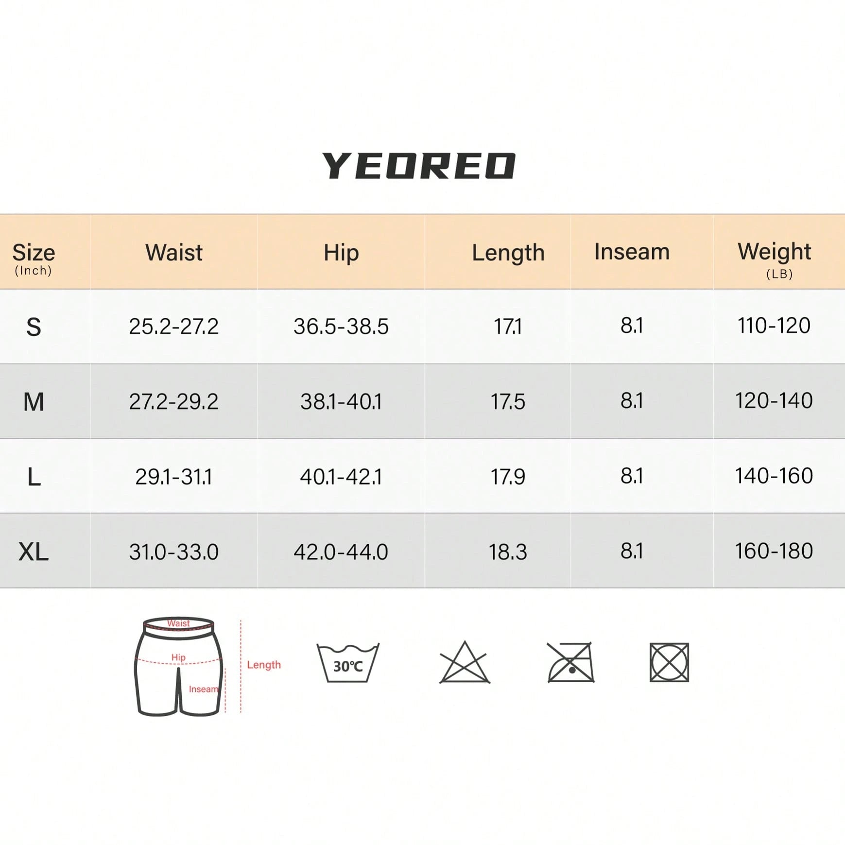 Clean & Professional (Recommended)  Women's High Waisted 8" Biker Shorts with Cargo Pockets