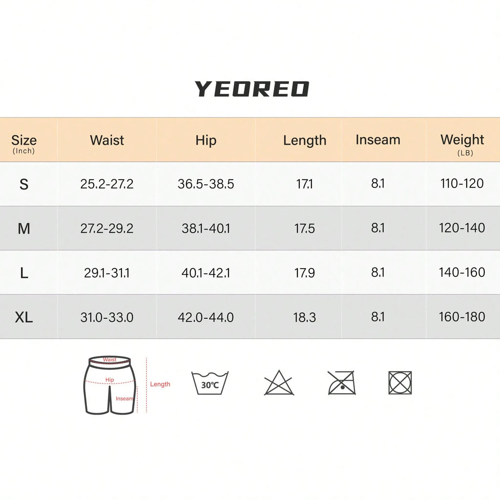 Clean & Professional (Recommended)  Women's High Waisted 8" Biker Shorts with Cargo Pockets