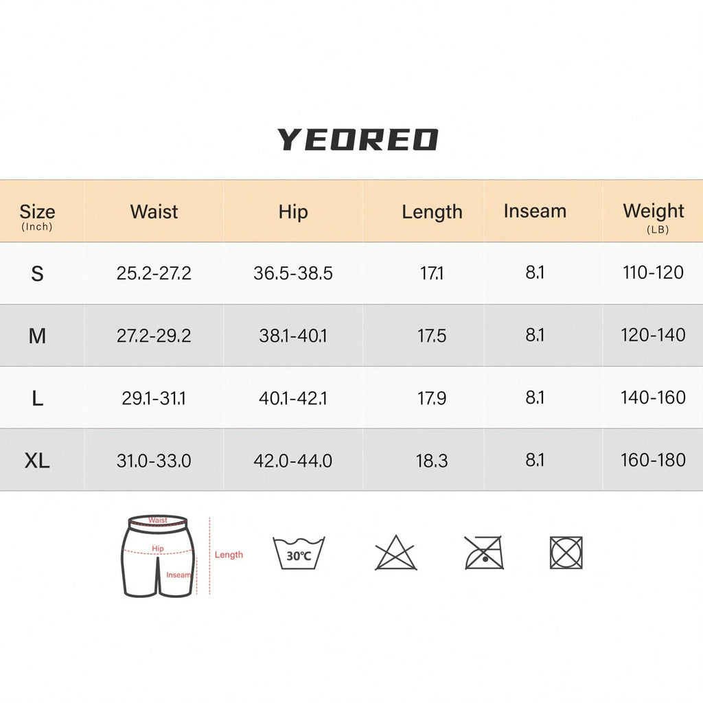 Clean & Professional (Recommended)  Women's High Waisted 8" Biker Shorts with Cargo Pockets