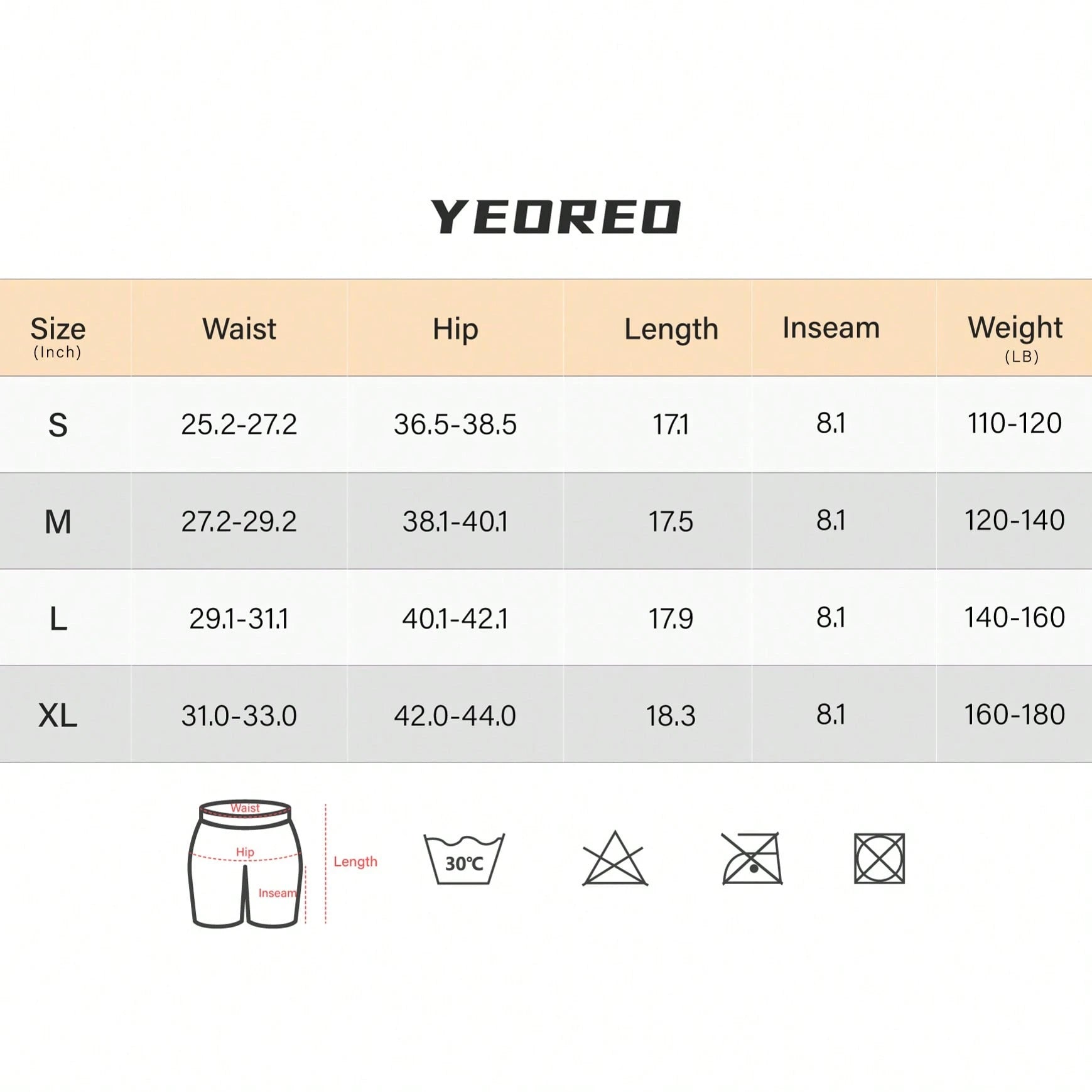 Clean & Professional (Recommended)  Women's High Waisted 8" Biker Shorts with Cargo Pockets