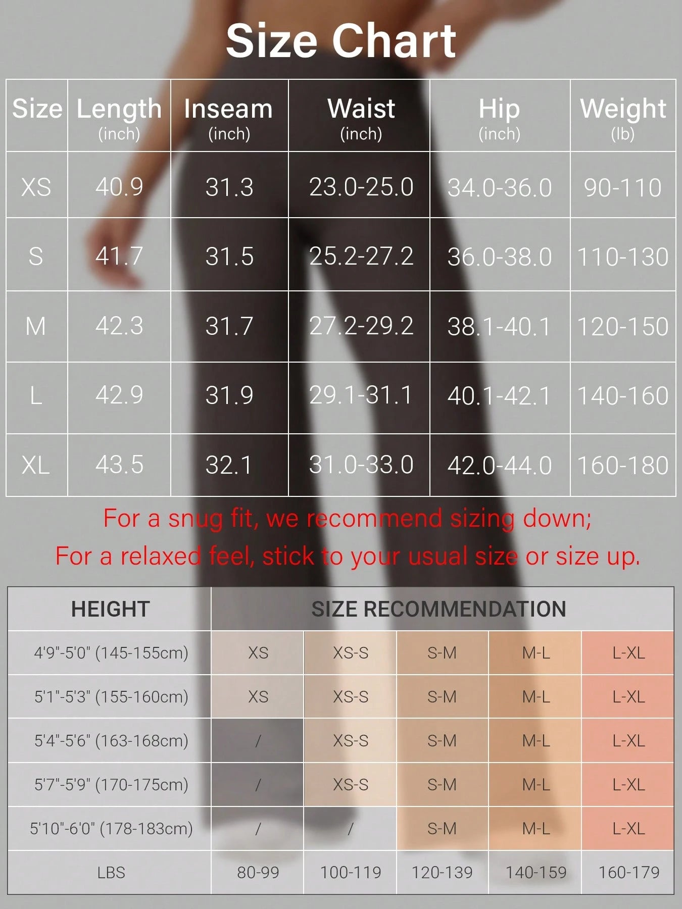 Direct & Essential Women's High Waist Straight Workout Leggings (31.5")