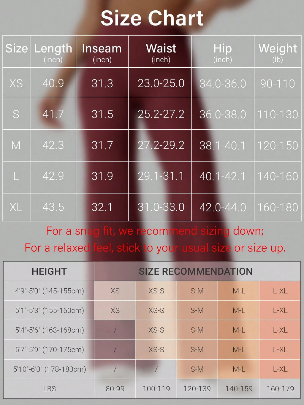 Direct & Essential Women's High Waist Straight Workout Leggings (31.5")