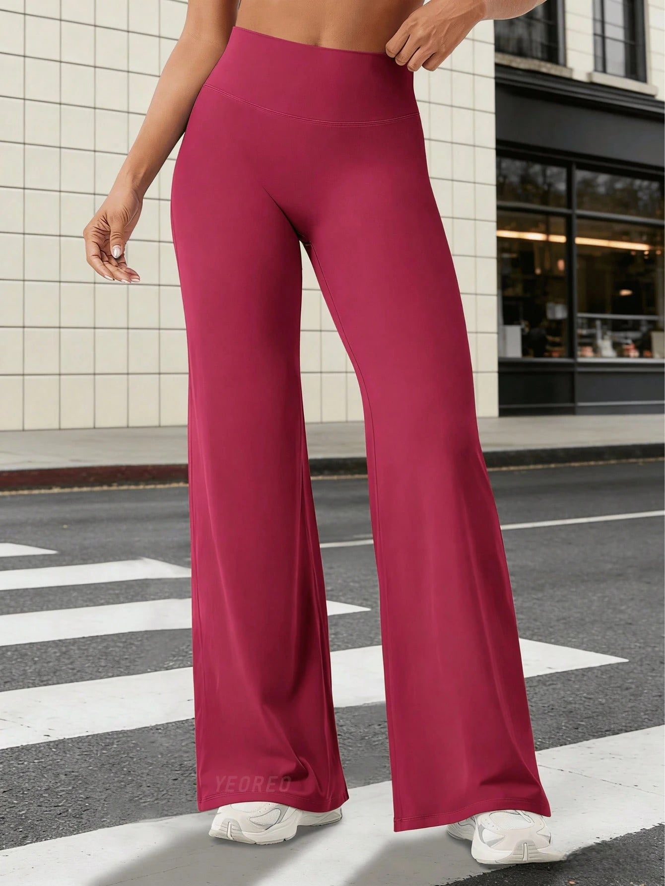 Direct & Essential Women's High Waist Straight Workout Leggings (31.5")