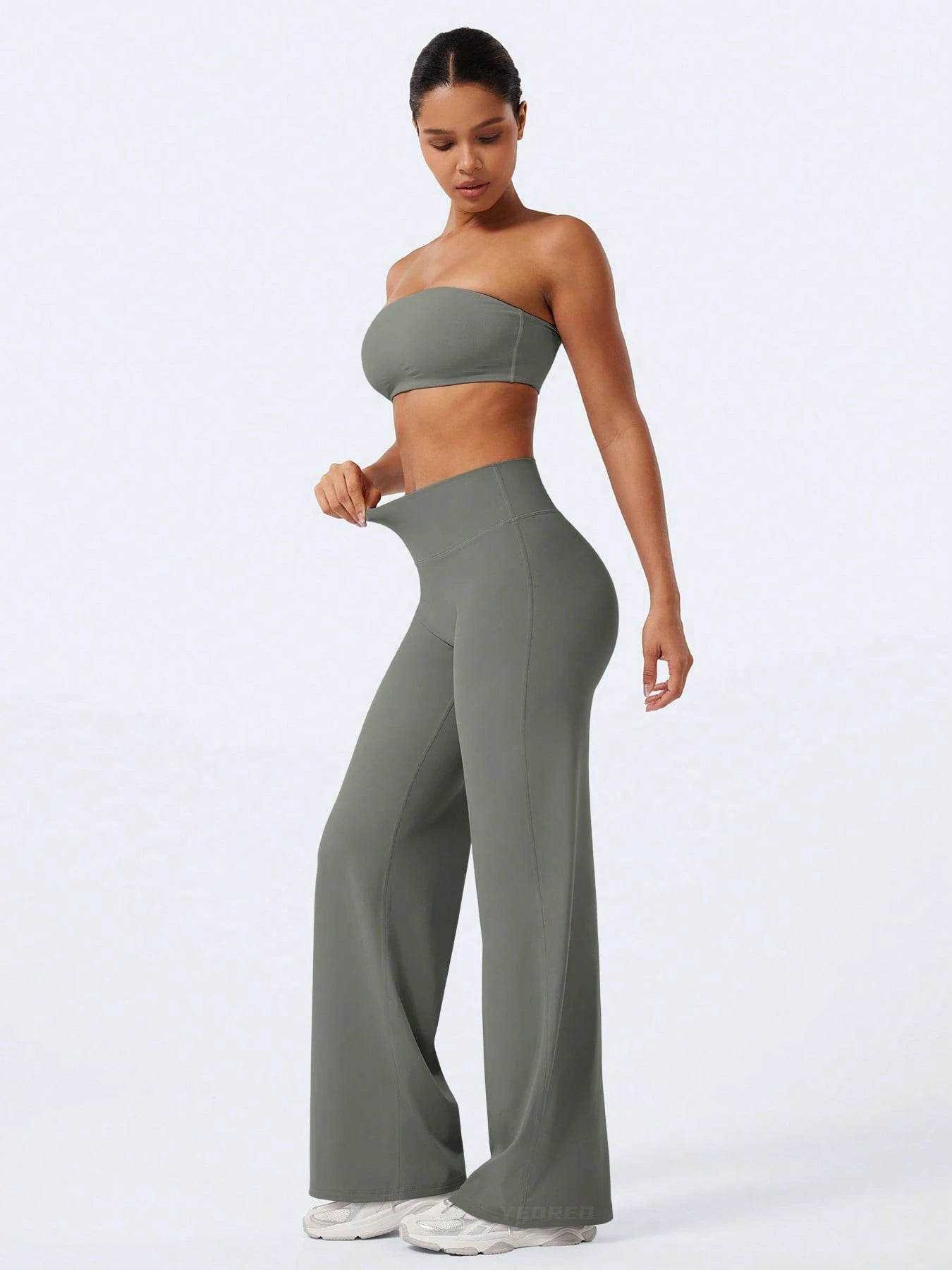 Direct & Essential Women's High Waist Straight Workout Leggings (31.5")