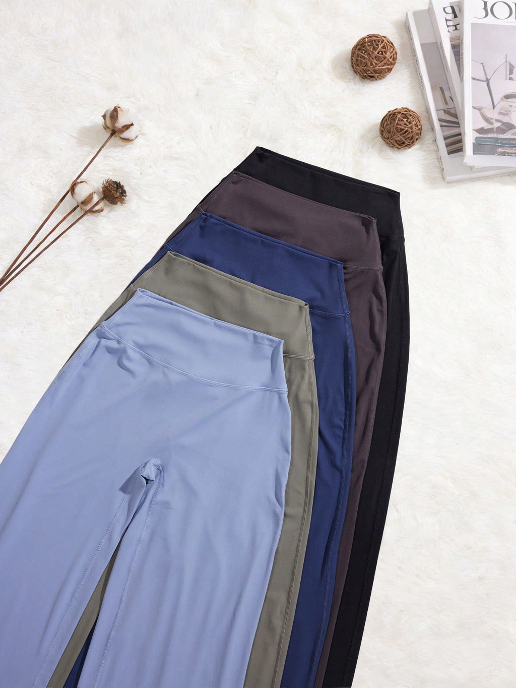 Direct & Essential Women's High Waist Straight Workout Leggings (31.5")