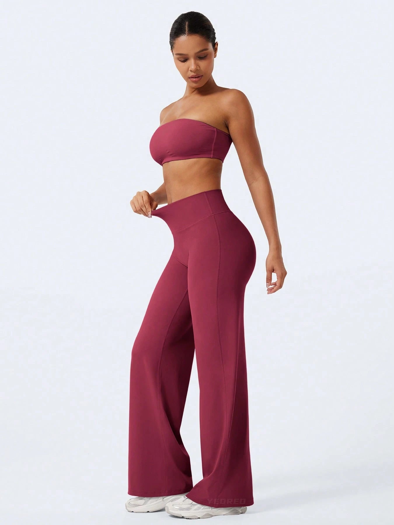 Direct & Essential Women's High Waist Straight Workout Leggings (31.5")