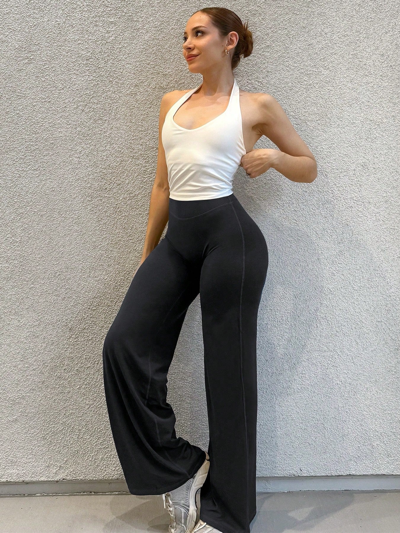 Direct & Essential Women's High Waist Straight Workout Leggings (31.5")